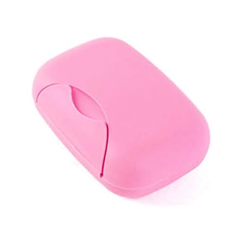 Durable Travel Holder Container Soap Dish Box Shower BathroomPink Very Practical and Popular Cover