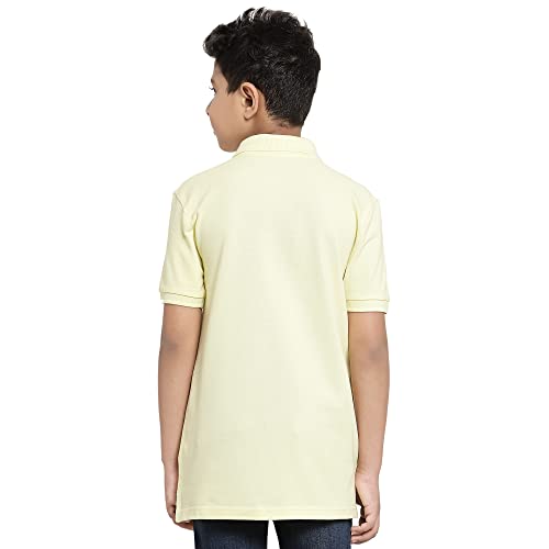 Image of Red Tape Boys Yellow Solid T-Shirt