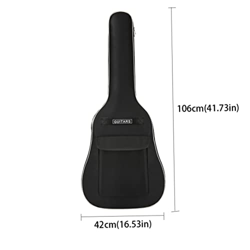Sac de guitare Gig Acoustique Sac à dos Soft Softpack Terproofroping Couvercle Couvercle 40/41 pouces Noir, accessoires… - Les Beatles, Paul McCartney, John Lennon, RIngo Starr, George Harrison Sac de guitare Gig Acoustique Sac à dos Soft Softpack Terproofroping Couvercle Couvercle 40/41 pouces Noir, accessoires… – Image 5
