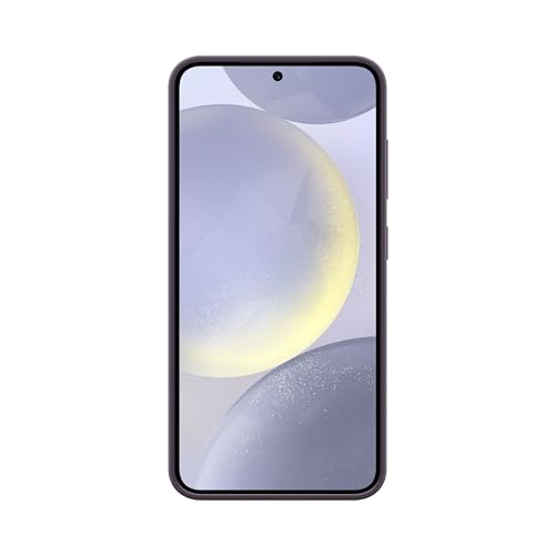 Image of Samsung Galaxy S24 Standing Grip Phone Case, Protective Silicone Cover with Hand Strap, Kickstand, Durable Design, Soft Touch, US Version, EF-GS921CEEGUS, Dark Violet