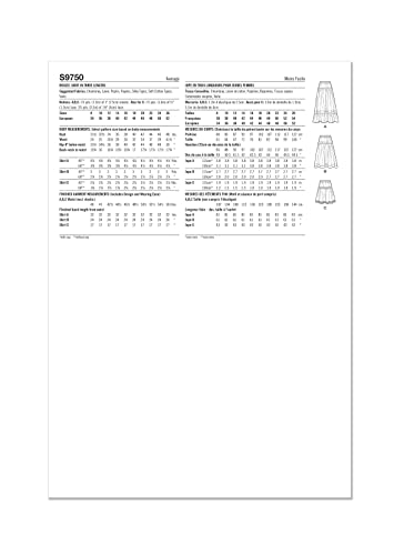 SIMPLICITY SS9750Y5 Misses' Skirt in Three Lengths Y5 (18-20-22-24-26), Multicolor, Sizes 18-20-22-24-26 - Image 2