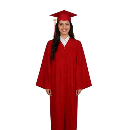 Robe de remise de diplôme 2026 et chapeau unisexe pour célébrer votre réussite en famille