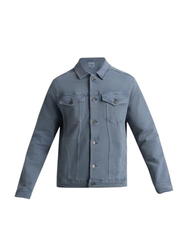 Image of JACK & JONES Men's Cotton Blend Standard Length A-Line Coat