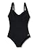 Produktbild arena Vertigo Low Einteiliger Badeanzug Damen C-Cup, Figurformender Bodylift Badeanzug, Powermesh-Technologie, Chlorbeständiger Sensitive Fabrics Stoff, Schwarz, 46
