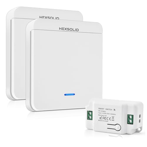 Wireless Light Switch 100-250V Remote Control Kit