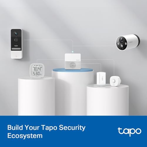 TP-Link Tapo Smart Hub with Built-in Alarm & Chime, Requires 2.4GHz Wi-Fi, Reliable Long-Range Connections w/Tapo Camera, Doorbell and Sensors, Ultra-Low Power Wireless Protocol (Tapo H200) - 3