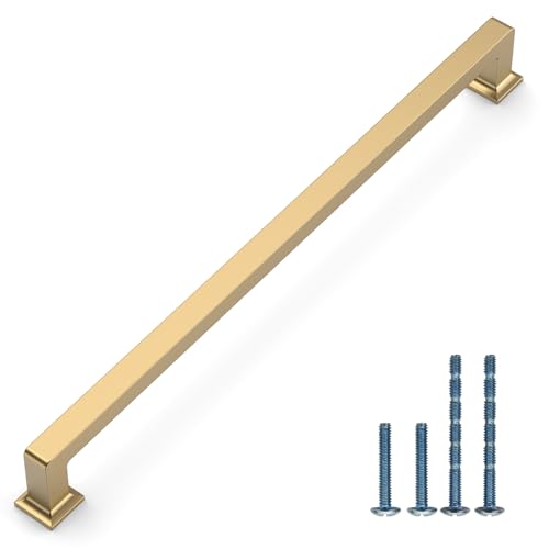 Coinkoly Champagne Bronze Cabinet Handles Kitchen Pulls 10 Inch 10 Pack