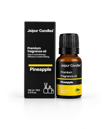 Image of Fragrance Oil | 15 ml | Aroma Oil for Home Fragrance | Best for Aromatherapy | Use in Diffusers, Candles, Air Fresheners (15ML, Pineapple)