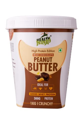 Health Ninja Peanut butter (Crunchy Milk Chocolate 1Kg) Health Ninja Peanut butter (Crunchy Milk Chocolate 1Kg)