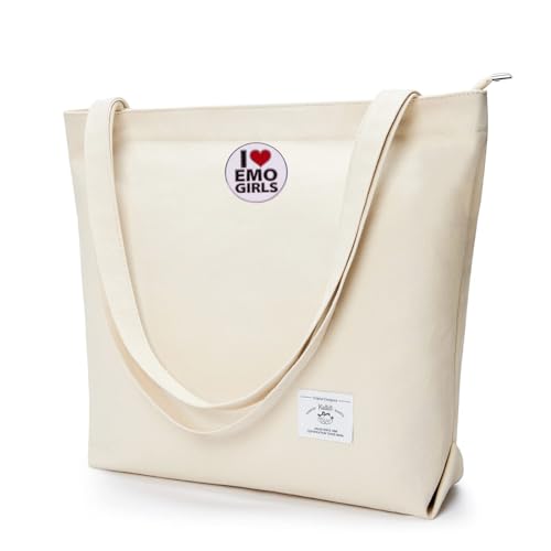 Ficsowy Enamel Lapel Pins I Love Emo Girls Gothic Brooch Backpacks For Women Gift  thumb #3