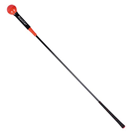 Asyxstar Golf Swing Trainer Aid - Power Flex Golf Swing Training aid for Strength and Tempo Golf Warm Up Stick