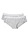 Produktbild Amazon-Marke: Iris & Lilly Damen sportlicher Hipster aus Baumwolle, 2er-Pack, Grau (Grey/White), XS, Label: XS