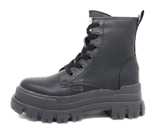 Buffalo Damen ASPHA RLD Mode-Stiefel, Black, 39 EU
