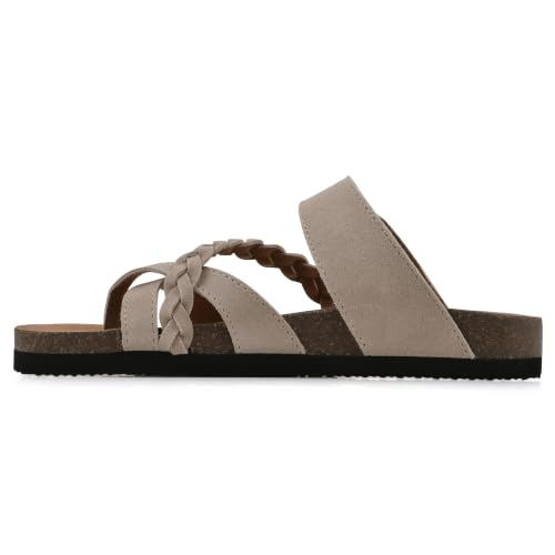 Image of White Mountain Women's Hazy Braided Footbed Sandal