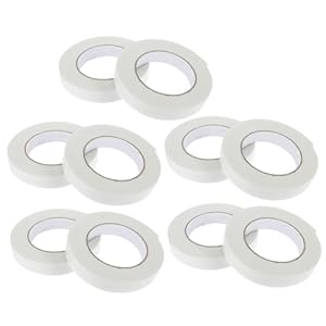 SOLUSTRE 10 Rollen meubelbevestigingstape lijmen van meubelen randen voor kastreparaties meubilair keukenkasten zelfklevende kantenband meubelrestauratie strips vloer bevestigingsmiddel wit