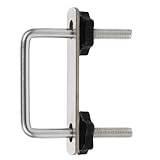 CORHAD Universelle U bügel Klemme 7cm Innenø aus Robustem Stahl für Autodachträger Dachgepäckträger und Querträger Sichere Befestigung Stabile Ladung und Einfache Montage