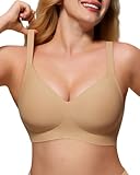 As Fairy Womens Seamless Wireless Comfort Bra with Soft Support No Underwire Push Up...
