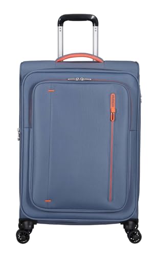 American Tourister Trolley Cloudrider Spinner Exp. TSA Stone Blue Gris Azulado 66cm