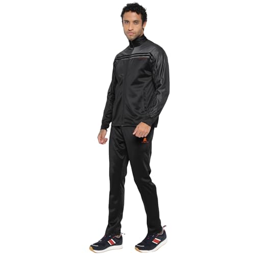 Image of OFF LIMITS Men's Polyester Elan Track Suit (Black X-Large)