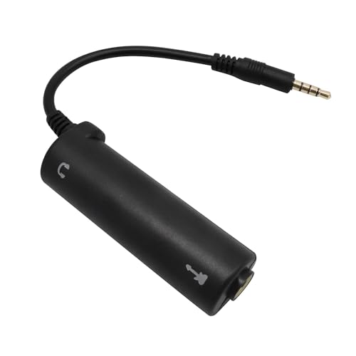 Black Guitar Effects Interface Compatible with iOS Guitar Effects Interface Converter Link - Multimedia Guitar Playing Anytime Anywhere Recording and Computer