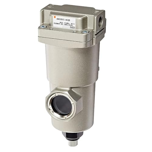 Separador de agua para aire comprimido AMG150-N02B con drenaje manual 3