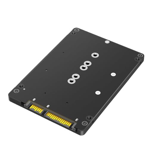 Adaptador 2 en 1 M.2 NGFF Key B y mSATA SSD a SATA III 2.5" miniatura 1