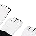 POENVFPO Taekwondo Sparring Gear, Gloves and Foot Guard Set, PU Leather Hand Protector with Gel for Kickboxing Training (S)