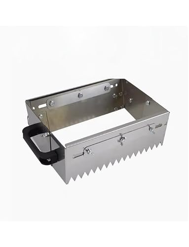 Peigne à mortier cranté réglable avec Roues - Outil de nivellement de carrelage 300-800 mm pour Sable Plat, pavés et carrelage - Parfait pour Les installations de revêtement de Sol professio