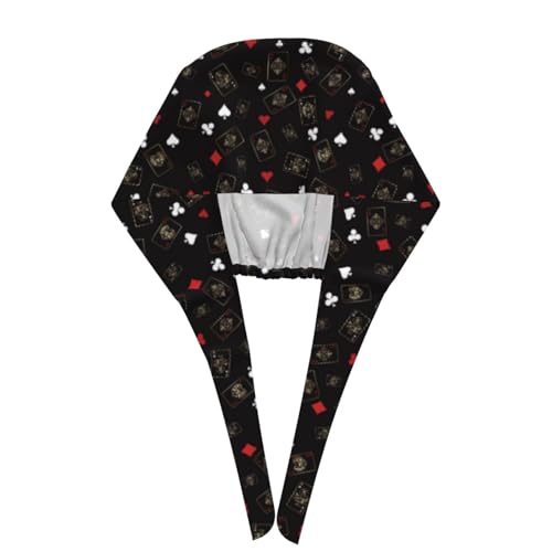 Image of Working Cap Scrub Cap with Sweatband Adjustable Unisex Women Tie Back Hat Nurse Surgical Caps
