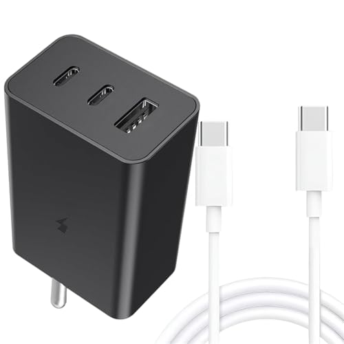 Image of The Black Store 65W USB-C Adapter and Cable Compatible with 3a Pro - Ultra-Fast Charging Set Travel Safe & Reliable
