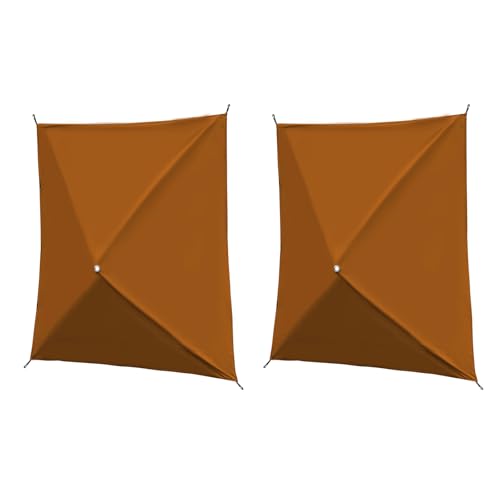 TIMBER RIDGE Gazebo Tent Wind Screen Panel 2pc Orange (Tent Not Included)