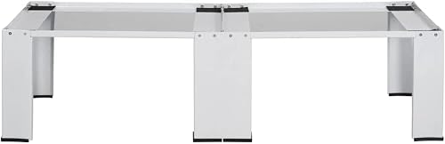 INLIFE Double Washer Dryer Stand Heavy Duty Washing Machine Pedestal Adjustable Height Base for Mini Air Conditioner Refrigerator Dryer 50\"x 21.5\"x 12.8\" (WxDxH) - Thumbnail 3