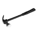 New Lon0167 Hand Tool Featured Black Handle Hammer reliable efficacy Silver Tone 180mm 7