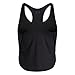 Under Armour Girls' Motion Loose Tank Top, (003) Black / / Jet Gray, Medium