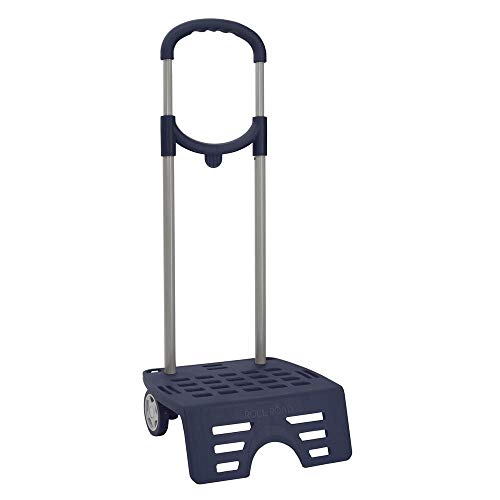 Roll Road Carro Escolar Mochila Con Ruedas, Juventud Unisex, Marino (Azul), Talla Única