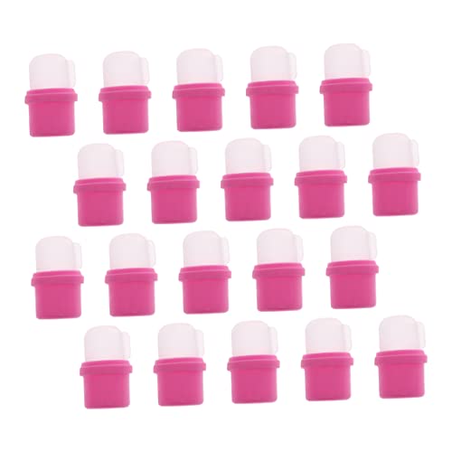 Healeved Nail Soaker Caps for Fingernail Polish Removal 20pcs Set Nail Art Tool Kit