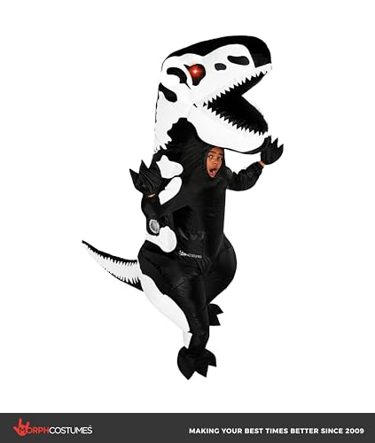 Disfraz Inflable LED T-Rex para Niños miniatura 5