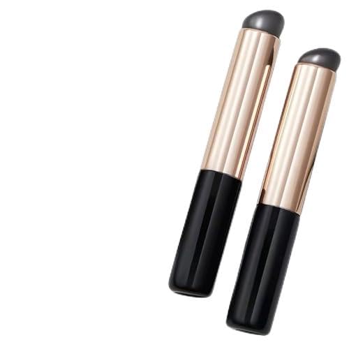 Bolt Bee 2 Pcs Silicone Nail Art Brushes, Reusable Nail Brushes For Nail Art Silicone Jelly Head Nail Brushes For Lip Lipstick Concealer Makeup Brush Nail Glitter Gradient Shading Manicure Tools-image-15
