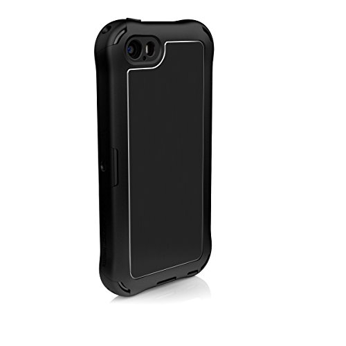iPhone SE Case, Ballistic [Tungsten Sport Series] Ultra Protective 8 Ft.Drop Test Certified Protective Case for iPhone 5s and SE Brushed Black Back Plate