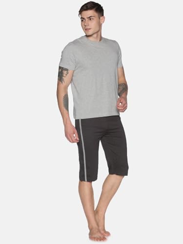 Image of Dollar Men's Casual Cotton Capri 3 /4th Shorts (Pack of 1)