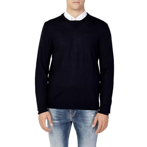 Pull Armani Exchange 8nzm3a homme sweat léger col rond vêtement mode masculine chic