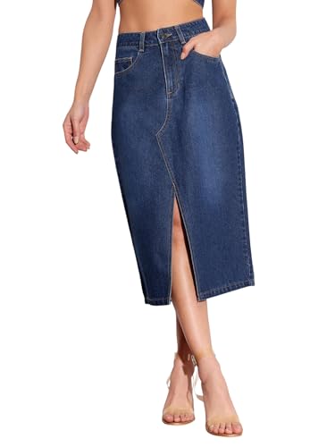 Image of Miss Chase Women Denim Skirt