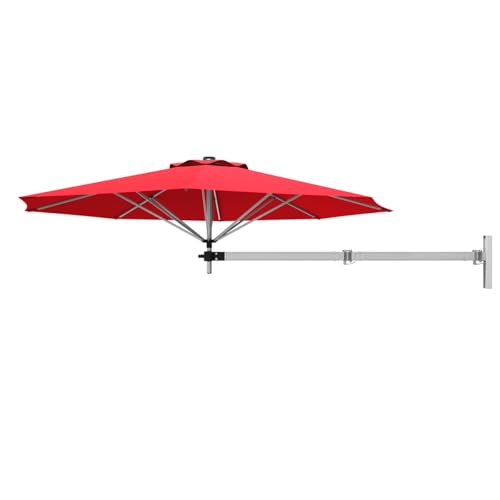 RELAX4LIFE Sonnenschirm Wandmontage, Wandschirm für Balkon Ø250...