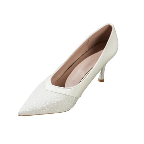 Sandales à talon haut pour femme confortables avec bout rond et talon épais pour l'été