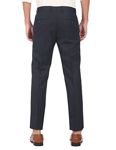 Image of Arrow Men's Casual Trousers - Regular Fit Chino Pants, Ankle Length Men Trousers for Office & Regular Wear