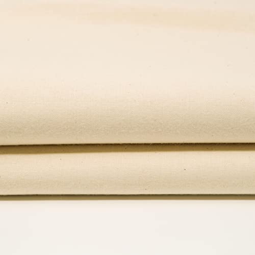Premium 100% Cotton Fabric 107/108" for Quilting, Crafts, and Home Decor - Unbleached & Crease Resistant, Cut by the Yard 3 Premium 100% Cotton Fabric 107/108" for Quilting, Crafts, and Home Decor - Unbleached & Crease Resistant, Cut by the Yard - Image 2
