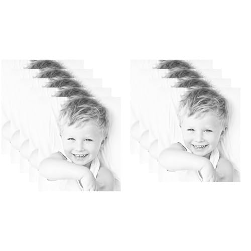 14x14 Light Cream/Light Cream Custom Mat for Picture Frame with 10x10 Opening Size (Mat Only, Frame NOT Included) - 9 Pack