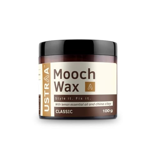 Ustraa Barba & Mooch Cera para barba estilo – 100 g