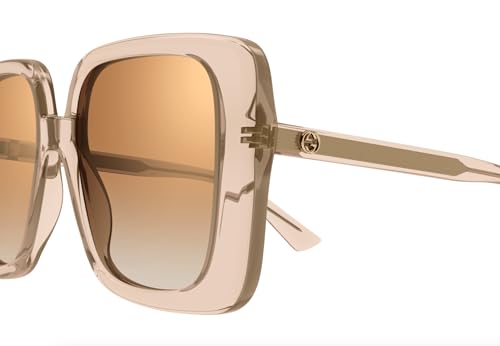Gucci GG1314S 005 Beige/Brown Mirrored Oversized Square Women's 55mm Sunglasses3