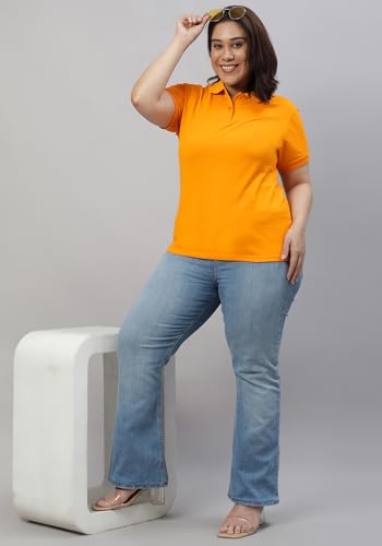 Image of Wear Your Opinion Womens Plus Size Polo Collar Neck T-Shirt Top